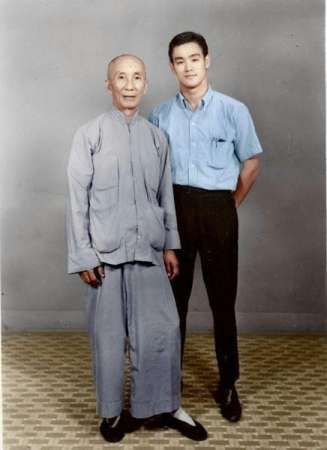 Ip Man and Bruce Lee